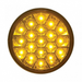 19 LED 4″ Round Reflector Light | Amber LED | Amber Lens | United Pacific