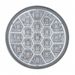 19 LED 4″ Round Reflector Light | Red LED | Clear Lens | United Pacific