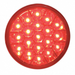 19 LED 4″ Round Reflector Light | Red LED | Red Lens | United Pacific