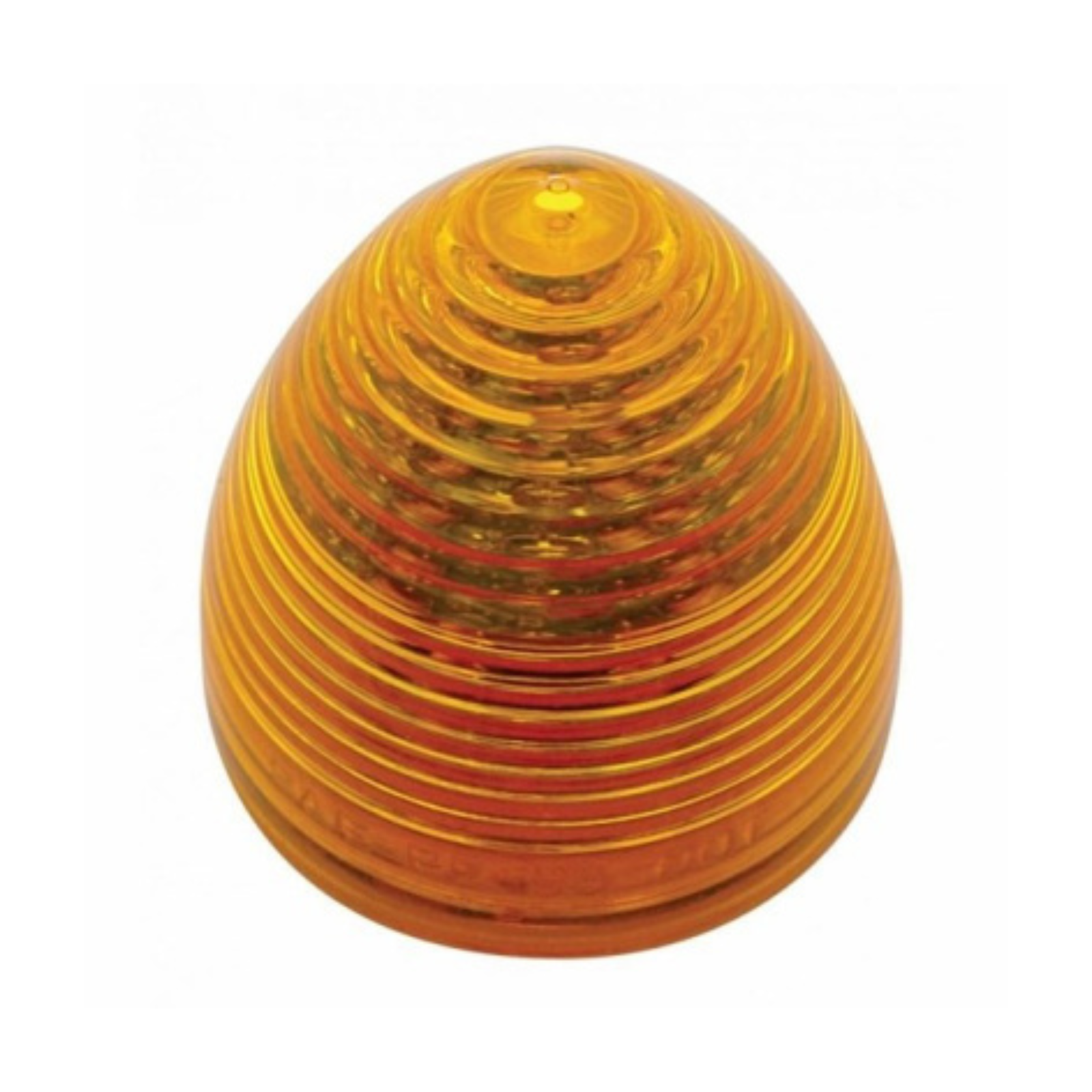 2 1/2 Inch Beehive Clearance Marker Light | Amber Lens Amber LED | United Pacific