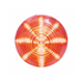 2 1/2 Inch Beehive Clearance Marker Light | Clear Lens Red LED | United Pacific