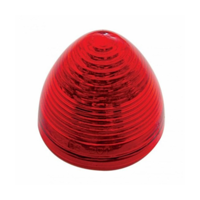 2 1/2 Inch Beehive Clearance Marker Light | Red Lens Red LED | United Pacific