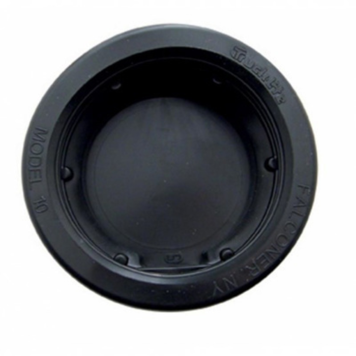 2-1/2 Inch Closed Back Light Grommet | Black Rubber | United Pacific