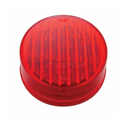 2 1/2 Inch Round Clearance Marker Light | Red | United Pacific