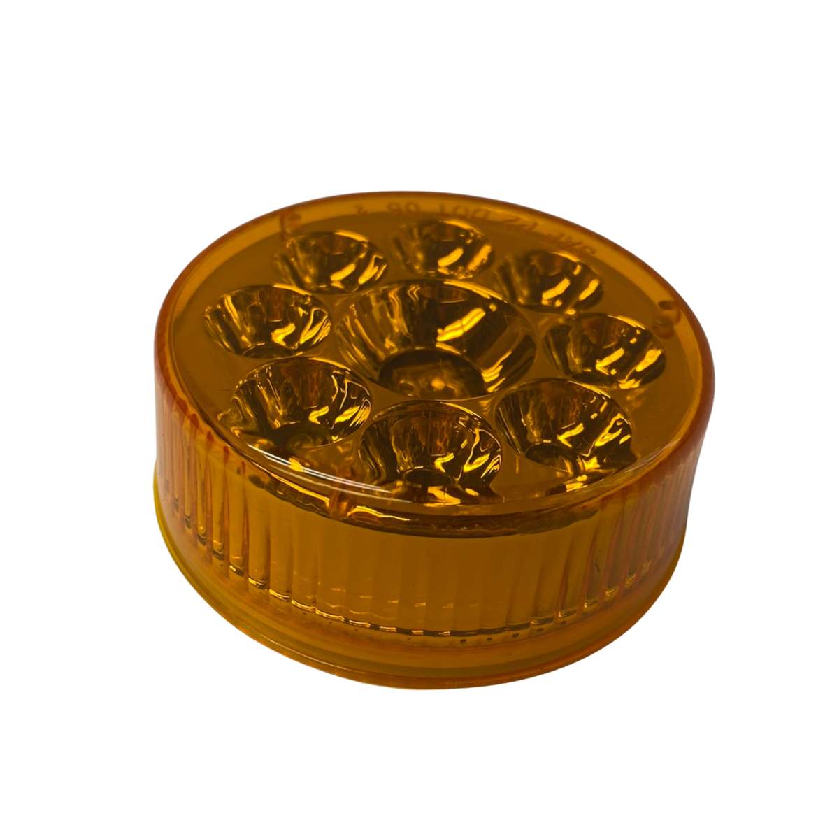 2 1/2 Inch Round Reflector Light | Amber | United Pacific