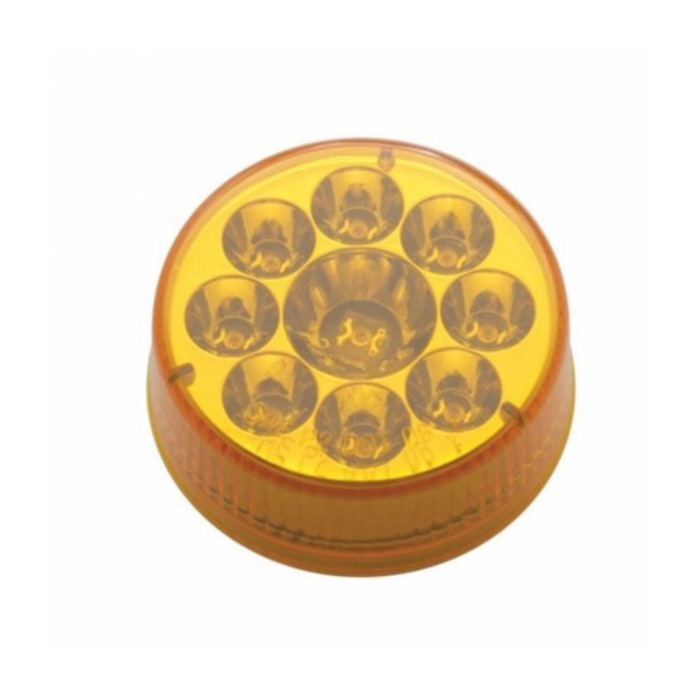 2 1/2 Inch Round Reflector Light | Amber | United Pacific