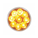 2 1/2 Inch Round Reflector Light | Clear Amber | United Pacific