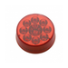 2 1/2 Inch Round Reflector Light | Red | United Pacific