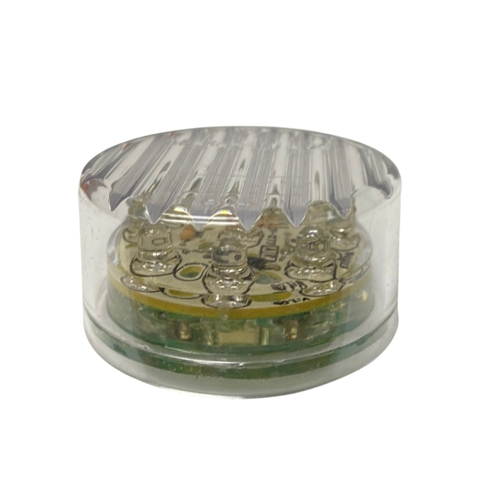 2 Inch Amber Round Clearance Marker Light | Clear Amber | United Pacific