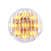 2 Inch Amber Round Clearance Marker Light | Clear Amber | United Pacific