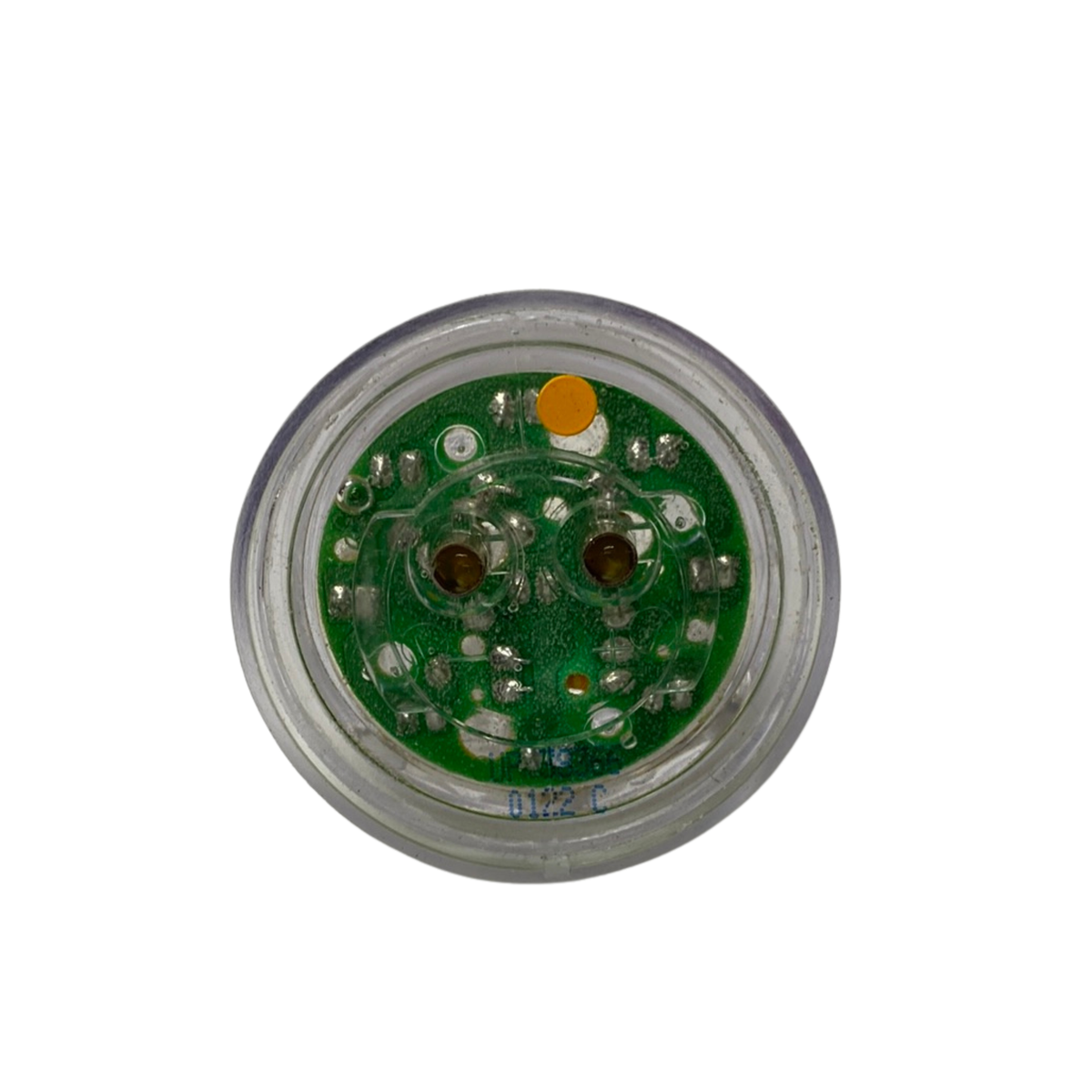 2 Inch Beehive Clearance Marker Light | Clear Lens Amber LED | United Pacific