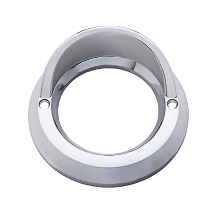2 Inch Chrome Light Bezel | Visor | United Pacific