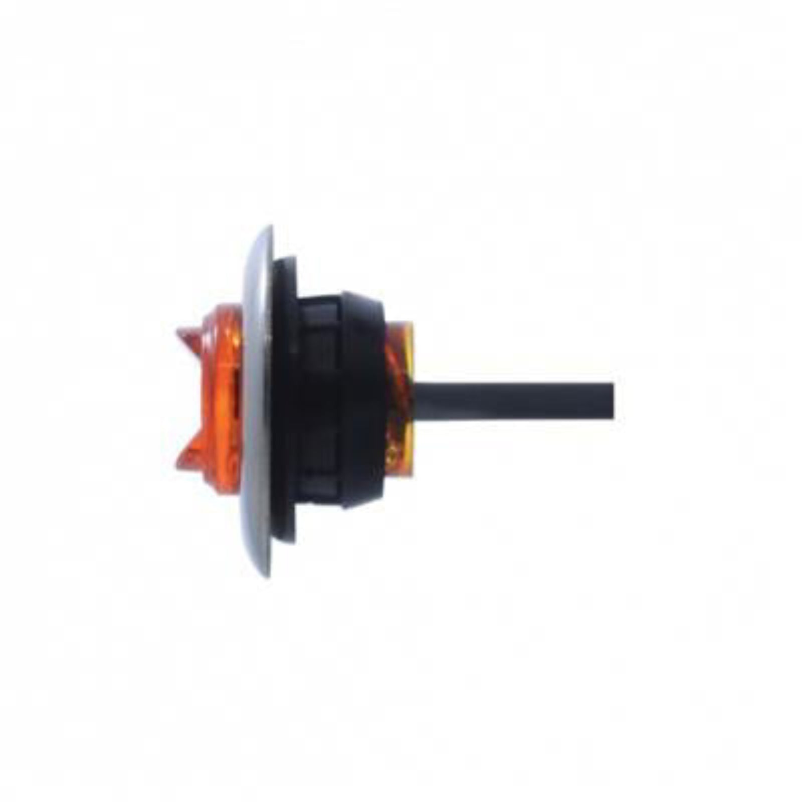 2 LED Mini Clearance Marker Light Amber Lens Amber LEDs | United Pacific