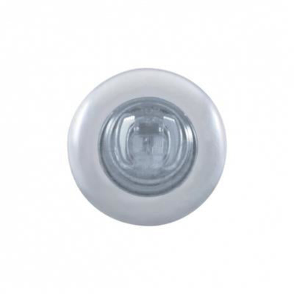 2 LED Mini Clearance Marker Light Clear Lens Amber LEDs | United Pacific