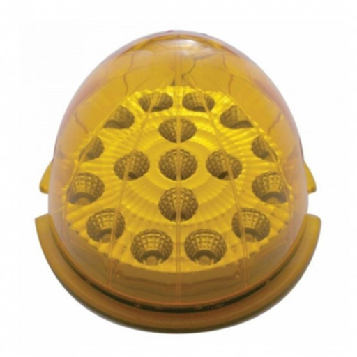 2-Wire Watermelon Reflector Cab Light | Amber LED | United Pacific
