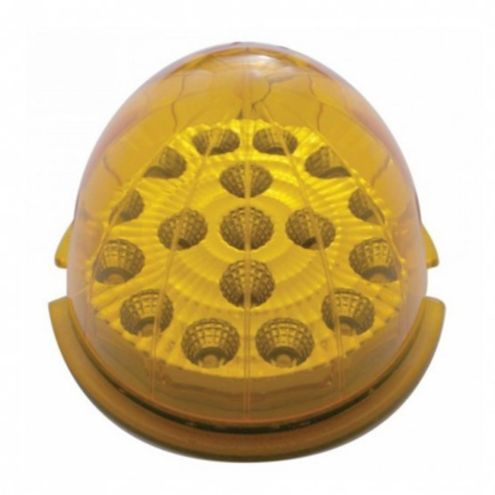 2-Wire Watermelon Reflector Cab Light | Amber LED | United Pacific