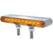 20 LED 6-1/2" Double Face Light Bar | Amber Lens Amber LED | United Pacific