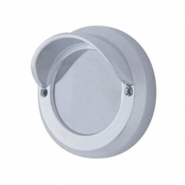 2″ Chrome Plastic Mirror Light Bezel | With Visor | United Pacific