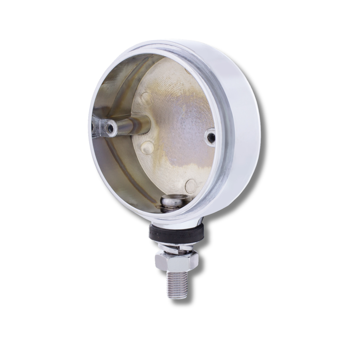 3 Inch Single Face Light Housing Chrome | United Pacific