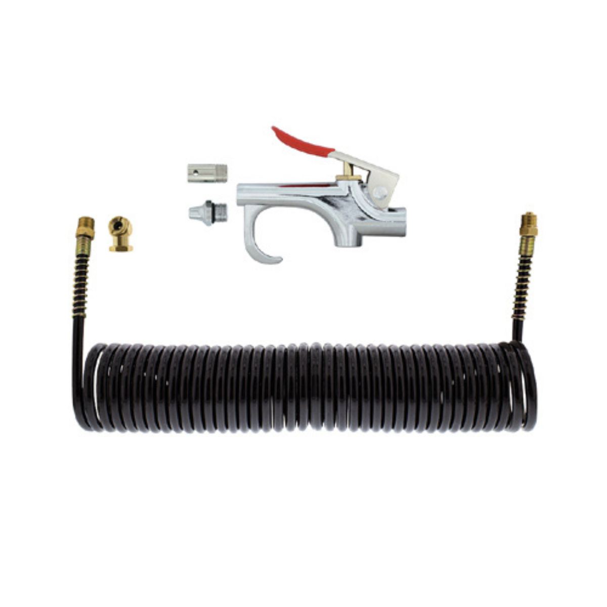 30 Feet Extension Hose With Air Chuck &amp; Air Blow Gun Kit | 5/16″ OD | 1/4″ ID | United Pacific