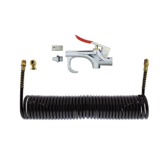 30 Feet Extension Hose With Air Chuck & Air Blow Gun Kit | 5/16″ OD | 1/4″ ID | United Pacific