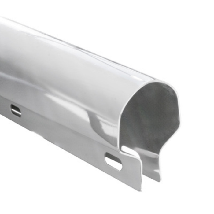 30 Inch Chrome Heavy Duty Mud Flap Hangers | 2-1/2 Inch Bolt Pattern | Competition Series | United Pacific