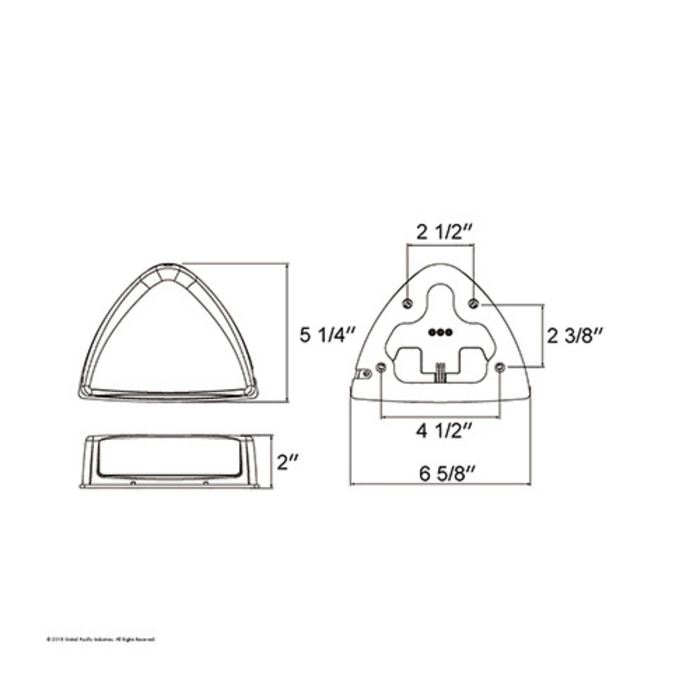30 LED Low Profile Turn Signal Light | Amber LED Amber Lens | 1987-2007 Peterbilt 379/378/357 | United Pacific