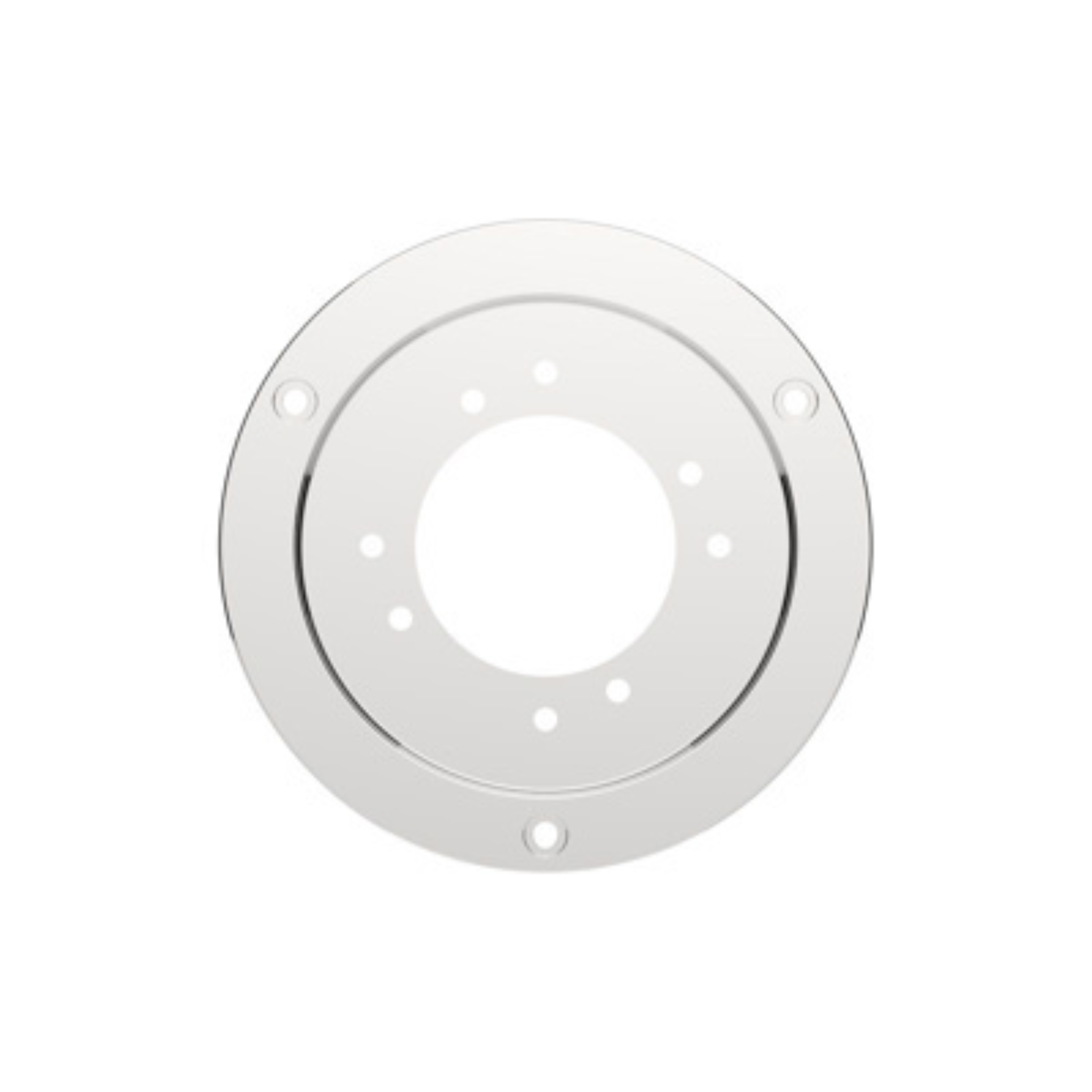 304 Stainless Watermelon Light Adapter | Fits 4" Round Openings | Sleeper Bunk LED Mount | United Pacific