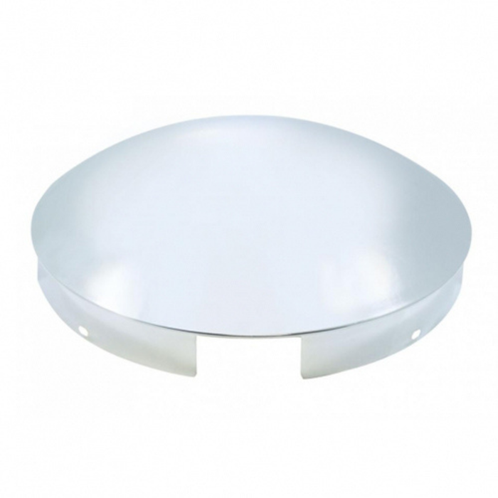 4 Even Notched Chrome Dome Front Hub Cap | 1″ Lip | 8-23/32″ Hub Bore | United Pacific