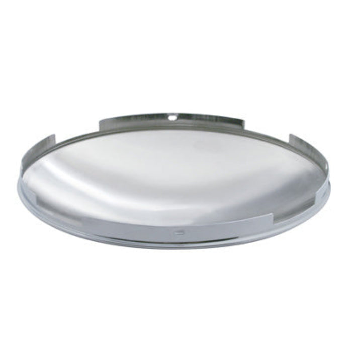 4 Even Notched Chrome Dome Front Hub Cap | 7/16″ Lip | 8-23/32″ Hub Bore | United Pacific