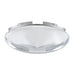 4 Even Notched Chrome Pointed Front Hub Cap | 7/16″ Lip | 8-23/32″ Hub Bore | United Pacific