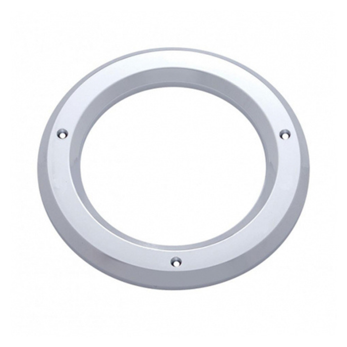 4 Inch Chrome Light Bezel | No Visor | United Pacific