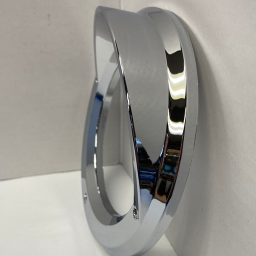 4 Inch Chrome Light Bezel | Visor | United Pacific