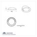 4 Inch Chrome Light Bezel | Visor | United Pacific