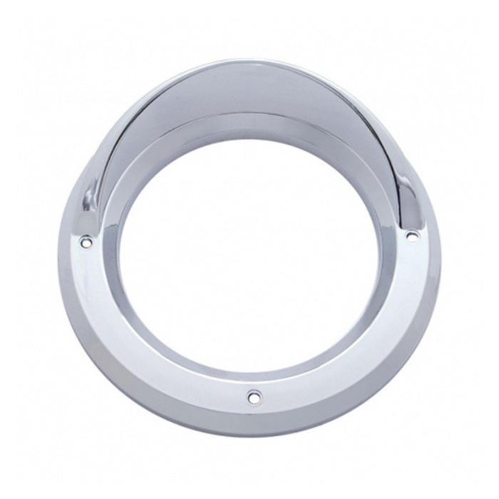 4 Inch Chrome Light Bezel | Visor | United Pacific