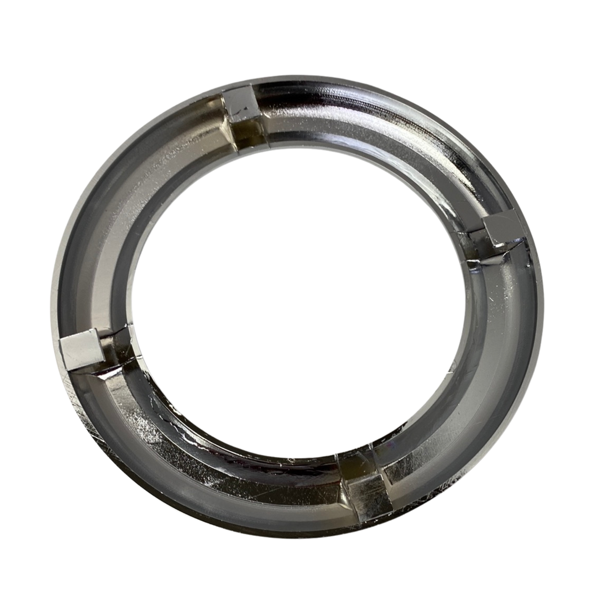 4 Inch Chrome Twist On Light Bezel | United Pacific