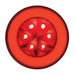 4" Round GloLight | Red LED | Red Lens | Stop Turn & Tail | United Pacific