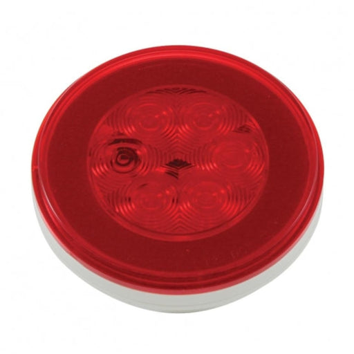 4" Round GloLight | Red LED | Red Lens | Stop Turn & Tail | United Pacific