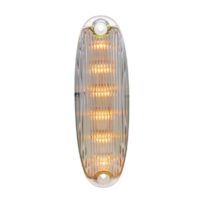 6 Amber LED Cab Light | Freightliner Cascadia | Clear Lens | United Pacific