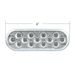 6 Inch Oval LED Stop Turn Tail Warning Light Red Amber | United Pacific