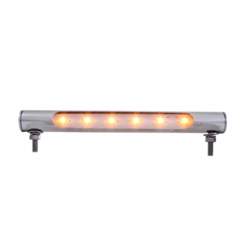 6 LED Stainless Steel Tube Light | Amber | United Pacific