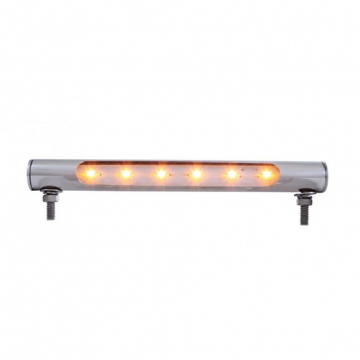 6 LED Stainless Steel Tube Light | Amber | United Pacific