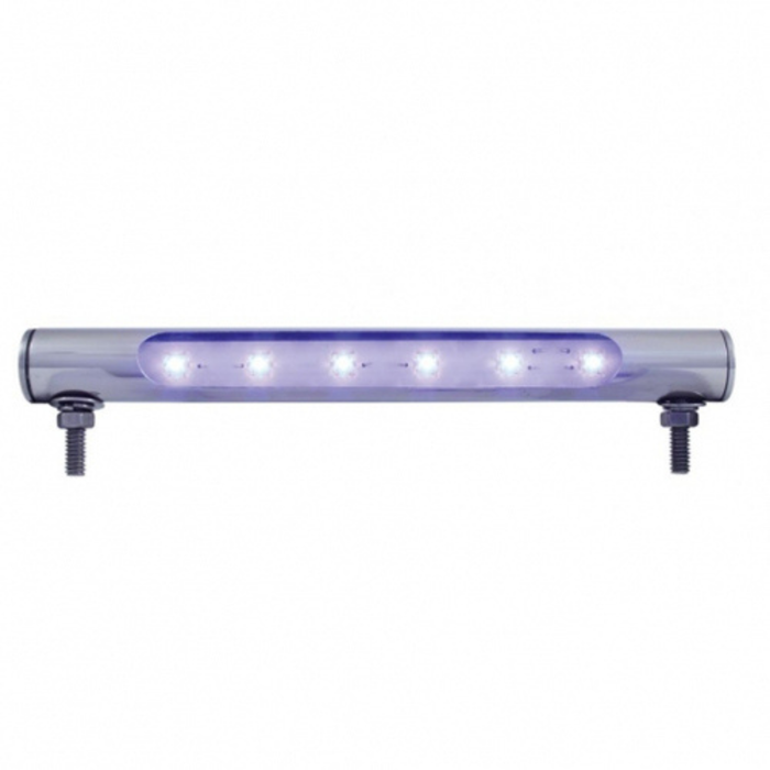 6 LED Stainless Steel Tube Light | Blue | United Pacific