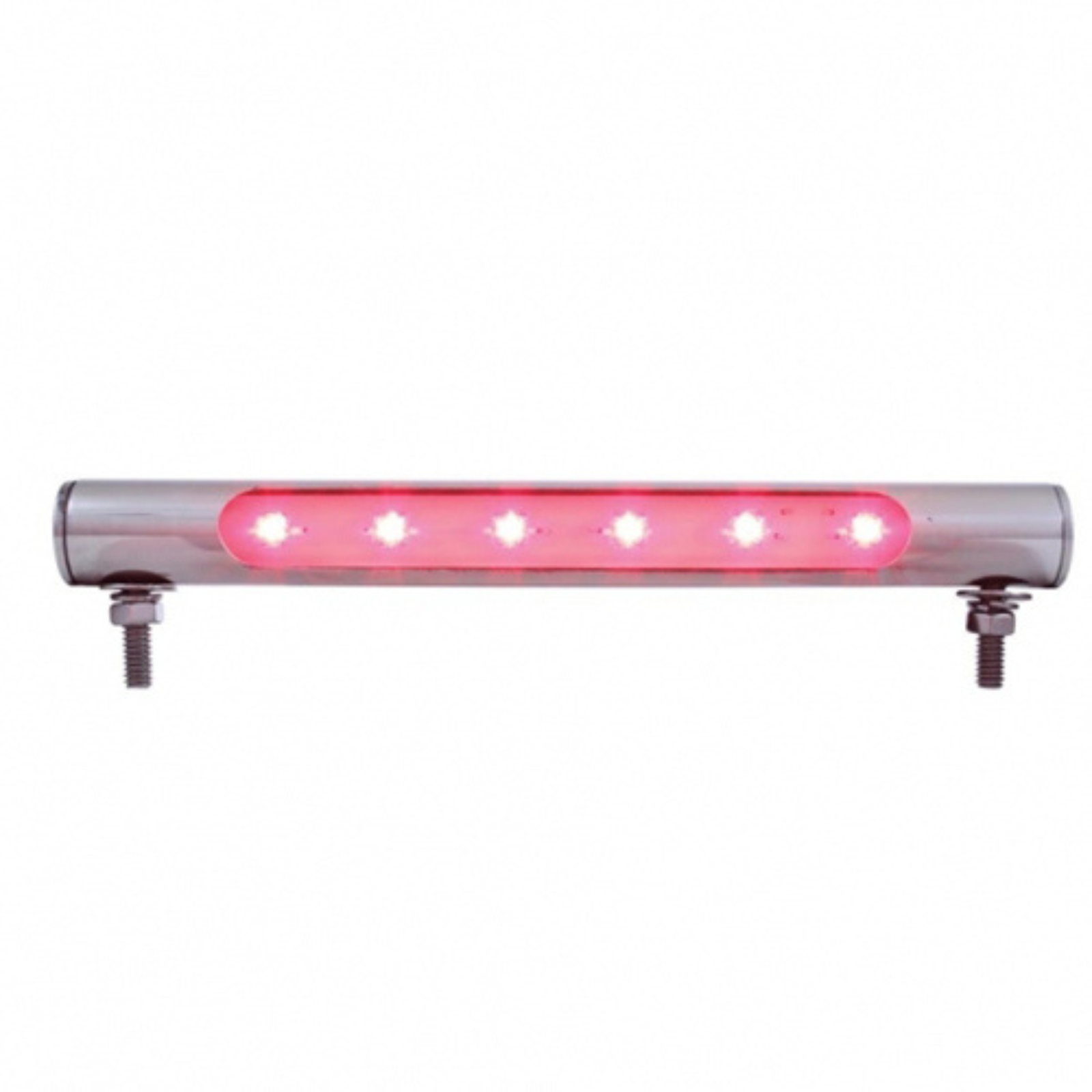 6 LED Stainless Steel Tube Light | Amber | United Pacific