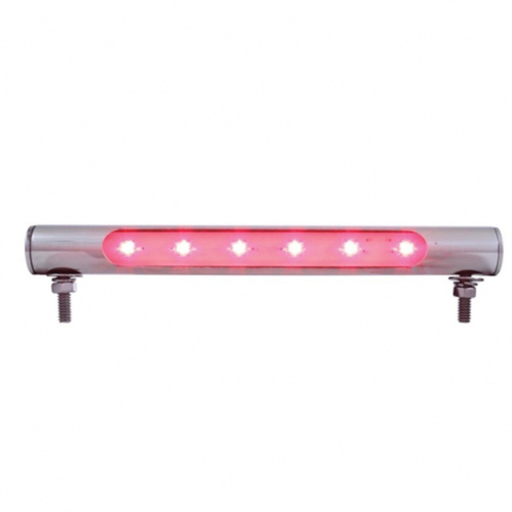 6 LED Stainless Steel Tube Light | Red | United Pacific
