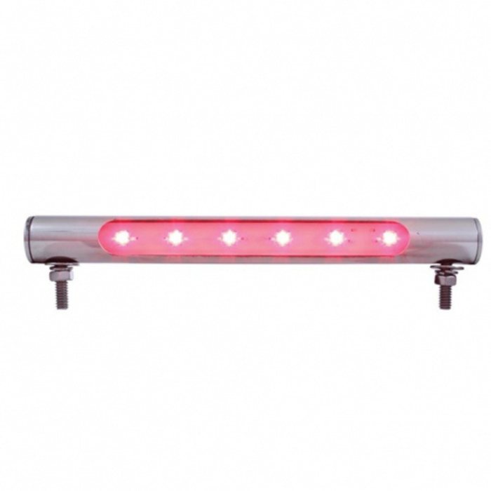 6 LED Stainless Steel Tube Light | Red | United Pacific