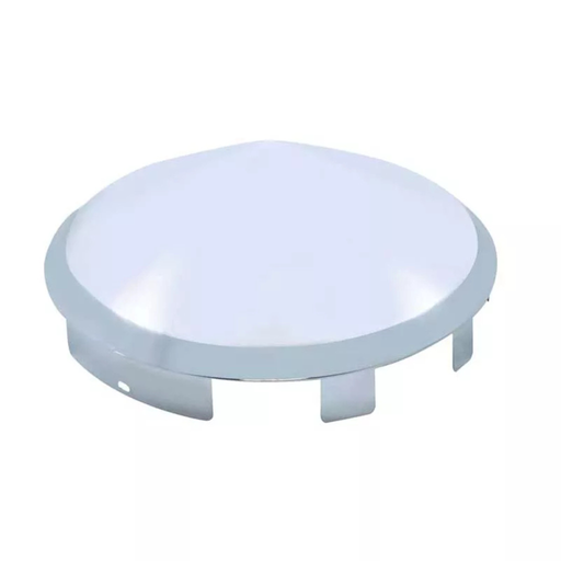 6 Uneven Notched Chrome Pointed Front Hubcap | 1 Inch Lip | United Pacific