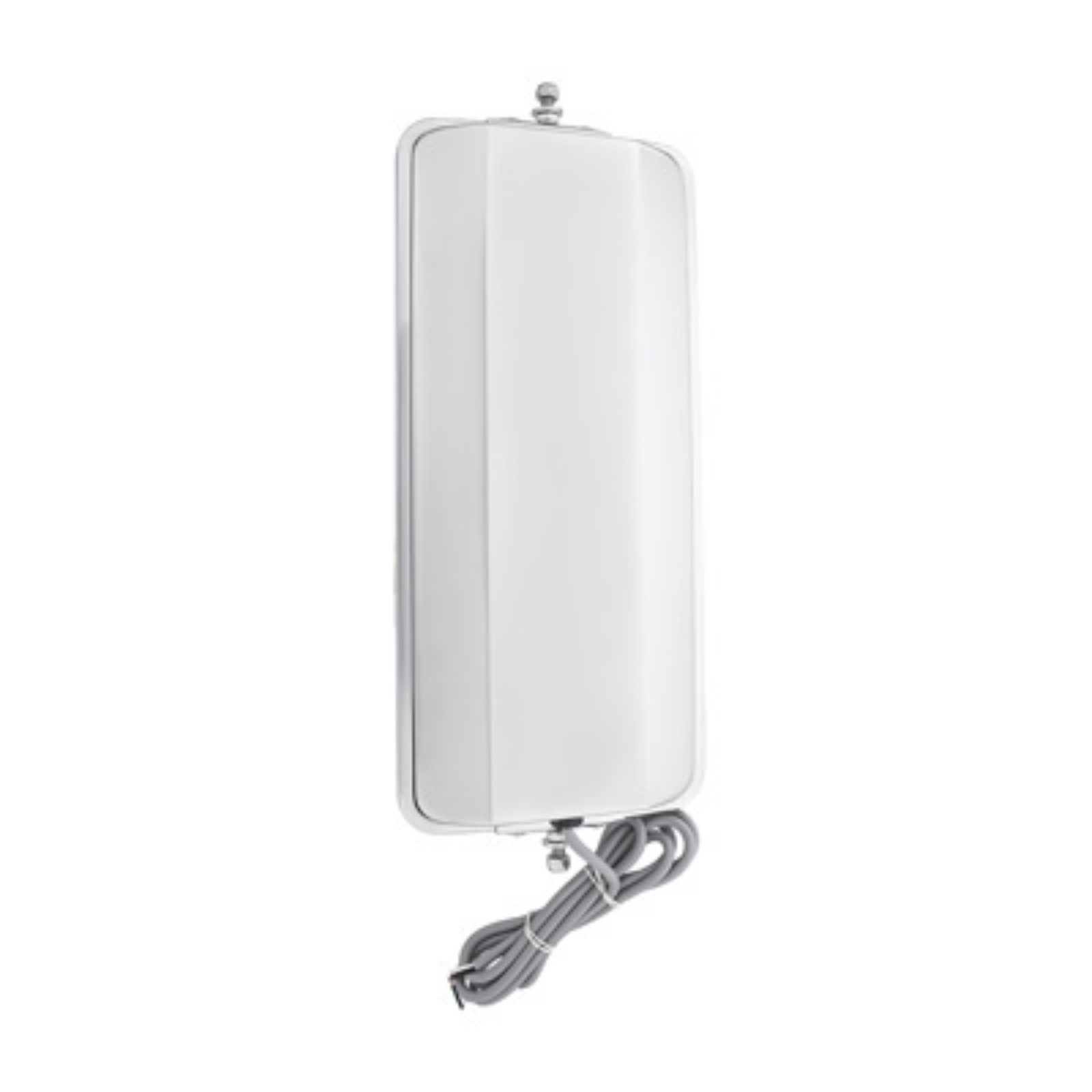 7 x 16 Inch Stainless Steel West Coast Style Mirror | Heated | United Pacific