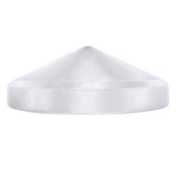 8-1/4″ Chrome Pointed Rear Hubcap | Fits 8-Stud 3/4″ Studs | Stainless or Chrome Finish | United Pacific