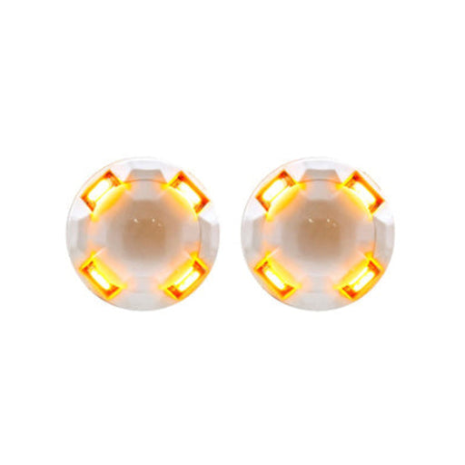 High Power 8 LED 1156 Light Bulbs Amber | United Pacific